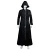 Men Gothic Leather Black Overcoat Exaggerated Zipper Stylish Halloween Costume -Accessories Shop 11006238 1 1 700x823 1