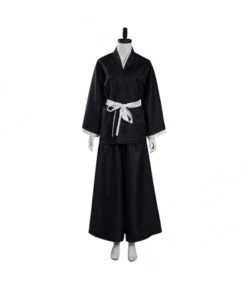 Women Black Kimono Japanese Yukata Outfit Halloween Costume