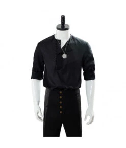 Men Medieval Black Linen Shirt Fullset Halloween Costume -Accessories Shop 12002160 5 700x823 2
