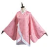 Girl Pink Kimono Coat Halloween Costume