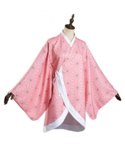 Girl Pink Kimono Coat Halloween Costume -Accessories Shop 12002509 4 700x823 1