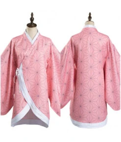 Girl Pink Kimono Coat Halloween Costume -Accessories Shop 12002509 coserlife 700x823 1