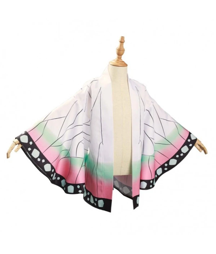 Kids Children White Butterfly Samurai Uniform Jacket Kimono Coat Halloween Costume 6 Kids Children White Butterfly Samurai Uniform Jacket Kimono Coat Halloween Costume - Image 4
