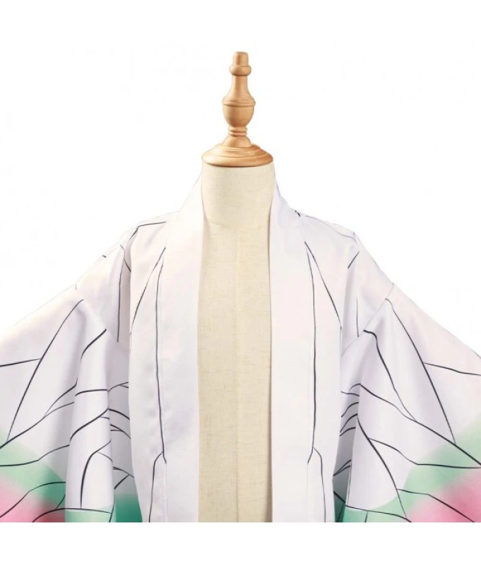 Kids Children White Butterfly Samurai Uniform Jacket Kimono Coat Halloween Costume 7 Kids Children White Butterfly Samurai Uniform Jacket Kimono Coat Halloween Costume - Image 5