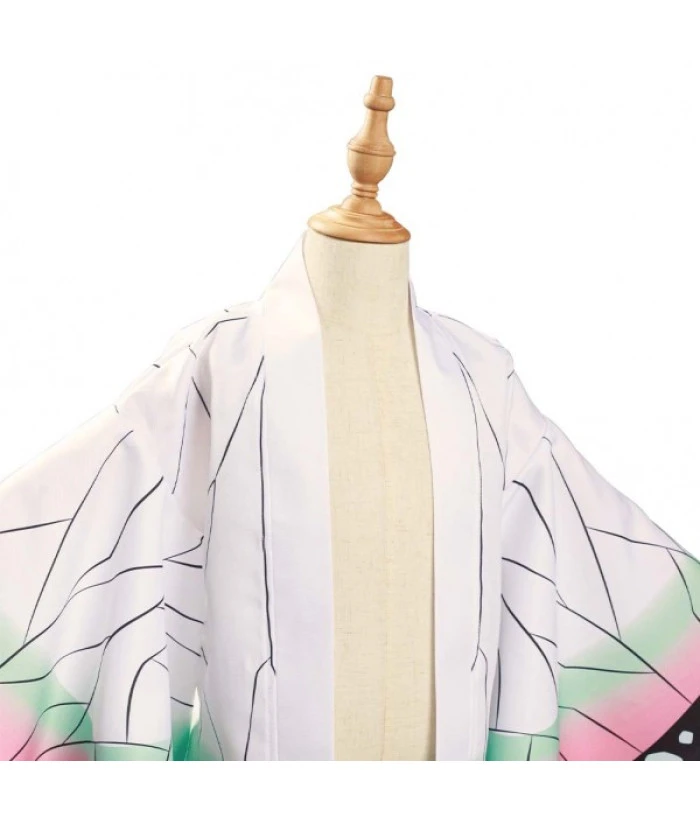 Kids Children White Butterfly Samurai Uniform Jacket Kimono Coat Halloween Costume 8 Kids Children White Butterfly Samurai Uniform Jacket Kimono Coat Halloween Costume - Image 6