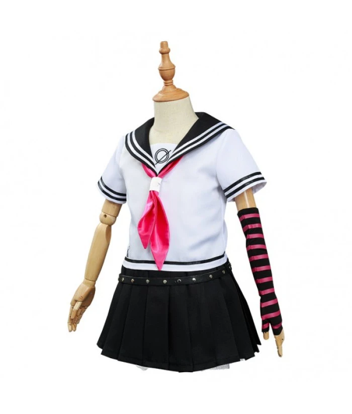 Kids Children Girls School Uniform Sailor Skirt Contrast Color Socks Halloween Costume 8 Kids Children Girls School Uniform Sailor Skirt Contrast Color Socks Halloween Costume - Image 6