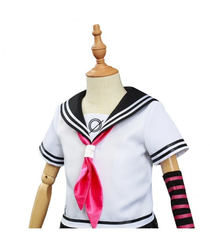 Kids Children Girls School Uniform Sailor Skirt Contrast Color Socks Halloween Costume 10 Kids Children Girls School Uniform Sailor Skirt Contrast Color Socks Halloween Costume - Image 8
