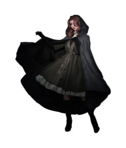 Women Medieval Fantasy Witch Wizard Hooded Cloak Fullset Halloween Costume 11 Women Medieval Fantasy Witch Wizard Hooded Cloak Fullset Halloween Costume -Accessories Shop 12003048 3 700x823 1