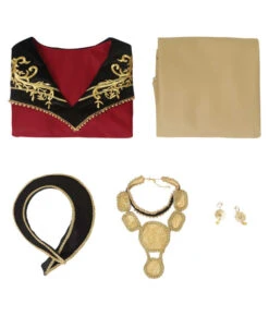 Women Fantasy Golden Cloak Red Dress Royal Gorgeous Halloween Costume -Accessories Shop 12003145 10 700x823 1