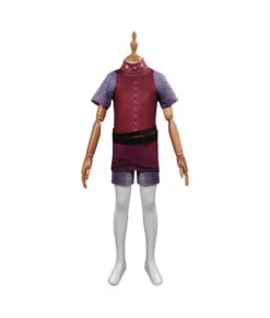 Kids Children Soldier Chain Metal Printed Shirt Fullset Halloween Costume