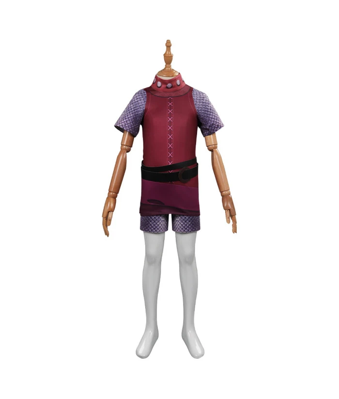 Kids Children Soldier Chain Metal Printed Shirt Fullset Halloween Costume 3 Kids Children Soldier Chain Metal Printed Shirt Fullset Halloween Costume