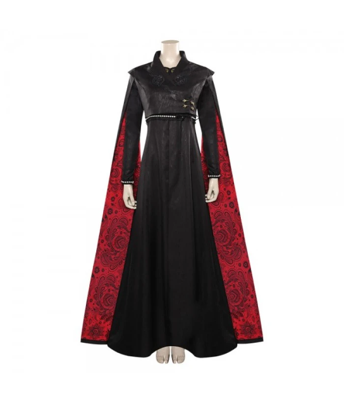 Women Medieval Fantansy Queen Royal Dress Red Long Sleeve Halloween Costume 3 Women Medieval Fantansy Queen Royal Dress Red Long Sleeve Halloween Costume