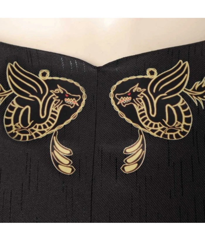 Women Medieval Fantansy Queen Royal Dress Red Long Sleeve Halloween Costume 8 Women Medieval Fantansy Queen Royal Dress Red Long Sleeve Halloween Costume - Image 6