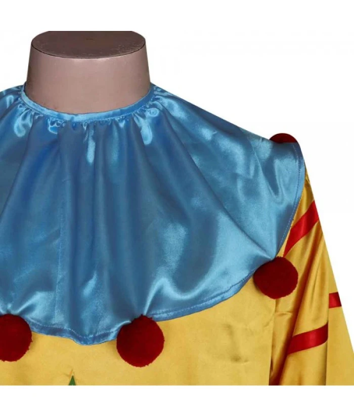 Adult Yellow Clown FullsetJumpsuit Creepy Clown Role Play Halloween Costume 6 Adult Yellow Clown FullsetJumpsuit Creepy Clown Role Play Halloween Costume - Image 4