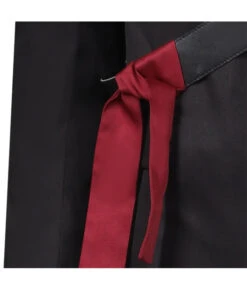 Men Black Suit Red Linin With Leather Stirp Uniform Outfit -Accessories Shop 15005103 8 700x823 1