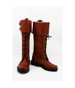 Men Dark Red Long Boots Shoes Halloween Costume Accessories -Accessories Shop 1955 1 700x823 1