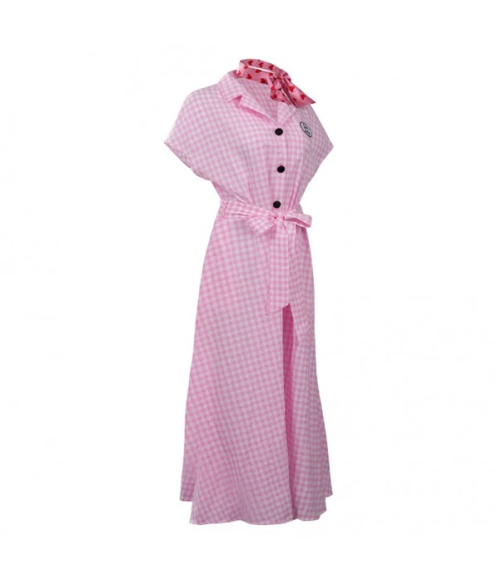 1970s Vintage Pink Lady Dress Women Halloween Costume 7 1970s Vintage Pink Lady Dress Women Halloween Costume - Image 5