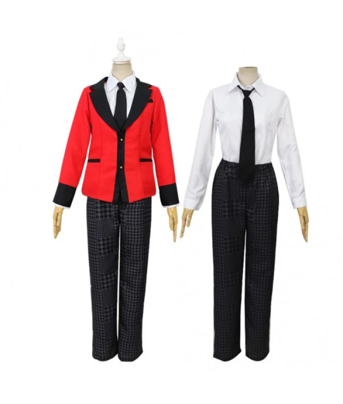 Men Red School Uniform Outfit JK Uniform Halloween Costume 3 Men Red School Uniform Outfit JK Uniform Halloween Costume