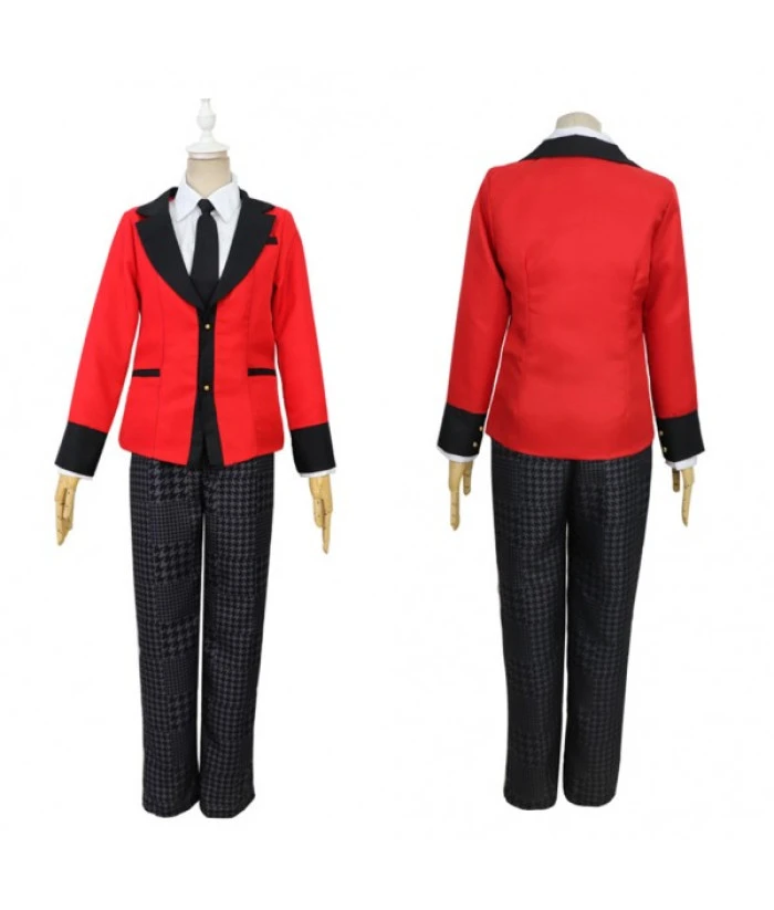 Men Red School Uniform Outfit JK Uniform Halloween Costume 7 Men Red School Uniform Outfit JK Uniform Halloween Costume - Image 5