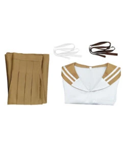 Women Khaki Long Skirt Sailor Skirt School Uniform JK Uniform Halloween Costume -Accessories Shop 2539497 3 700x823 1