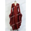 Women Medieval Fantasy Red Long Dress Witch Priest Robe Halloween Costume 2 Women Medieval Fantasy Red Long Dress Witch Priest Robe Halloween Costume -Accessories Shop 8 4 700x823 1