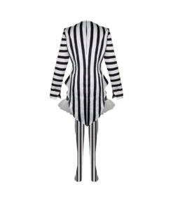 Women Gothic Black Strip Suit Skirt Outfit Halloween Costume 8 Women Gothic Black Strip Suit Skirt Outfit Halloween Costume -Accessories Shop Adam20Beetlejuice20202420Movie20Women20Black20Outfit20Cosplay20Costume2 700x823 1