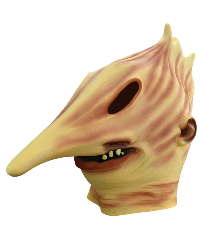 1980s Horror Yellow Latex Monster Mask Halloween Costume Accessories 4 1980s Horror Yellow Latex Monster Mask Halloween Costume Accessories - Image 2