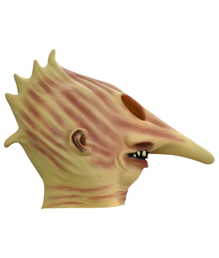 1980s Horror Yellow Latex Monster Mask Halloween Costume Accessories 5 1980s Horror Yellow Latex Monster Mask Halloween Costume Accessories - Image 3