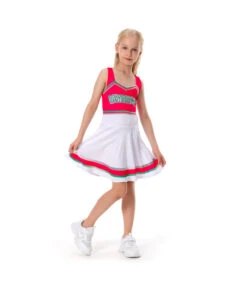 Cheerleader Girl Sportswear Dress Kids Halloween Costume -Accessories Shop Addison20Wells20Zombies20320Children‘s20Wear20Halloween20Cosplay20Costume20205 700x823 1