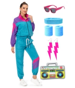 1980s Hip-Hop Retro Blue Purple Sportwear 8Pcs Women Halloween Costume 7 1980s Hip-Hop Retro Blue Purple Sportwear 8Pcs Women Halloween Costume -Accessories Shop Adult2080s20Retro20Suit20Hip Hop208Pcs20Set20Blue20Purple20Sportwear20Halloween20Costume203 700x823 1