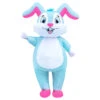 Adult Blue Easter Bunny Inflatable Suit Halloween Costume