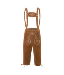 Adult Brown Overalls Shorts German Oktoberfest Costume