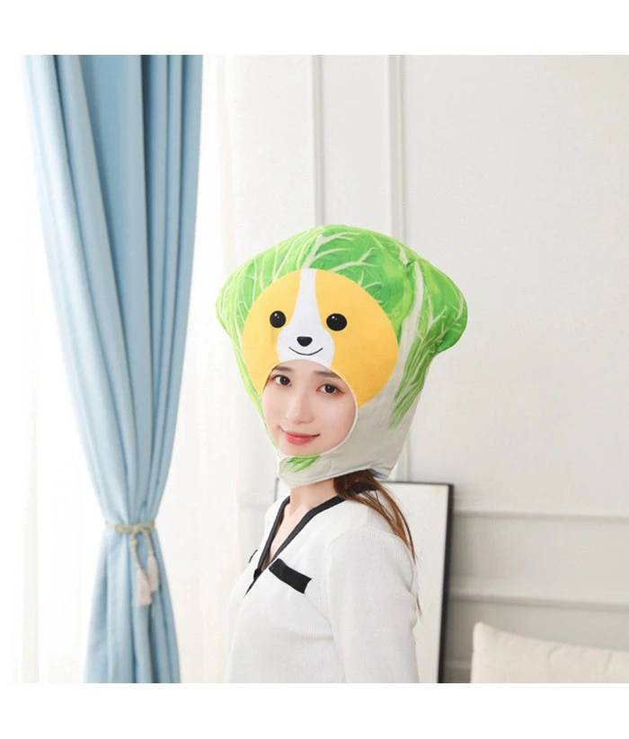 Adult Cabbage Dog Headband Funny Hat Halloween Costume Accessories 6 Adult Cabbage Dog Headband Funny Hat Halloween Costume Accessories - Image 4