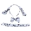 Adult Dalmatian Headdress With Collar And Tail Halloween Costume Accessories