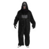 Adult Gorilla Outfit Animal Chimpanzee Realistic Halloween Cosplay Costume