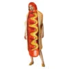 Adult Hot Dog Funny Overalls Outfit Halloween Costume