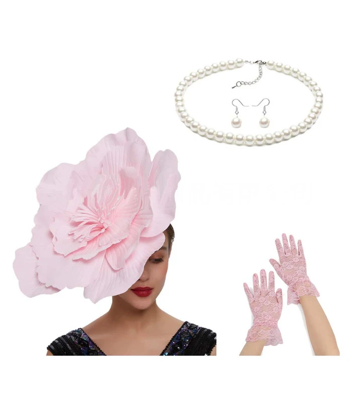 Adult Jockey Club Giant Flower Hat Halloween Costume Accessories 6 Adult Jockey Club Giant Flower Hat Halloween Costume Accessories - Image 4