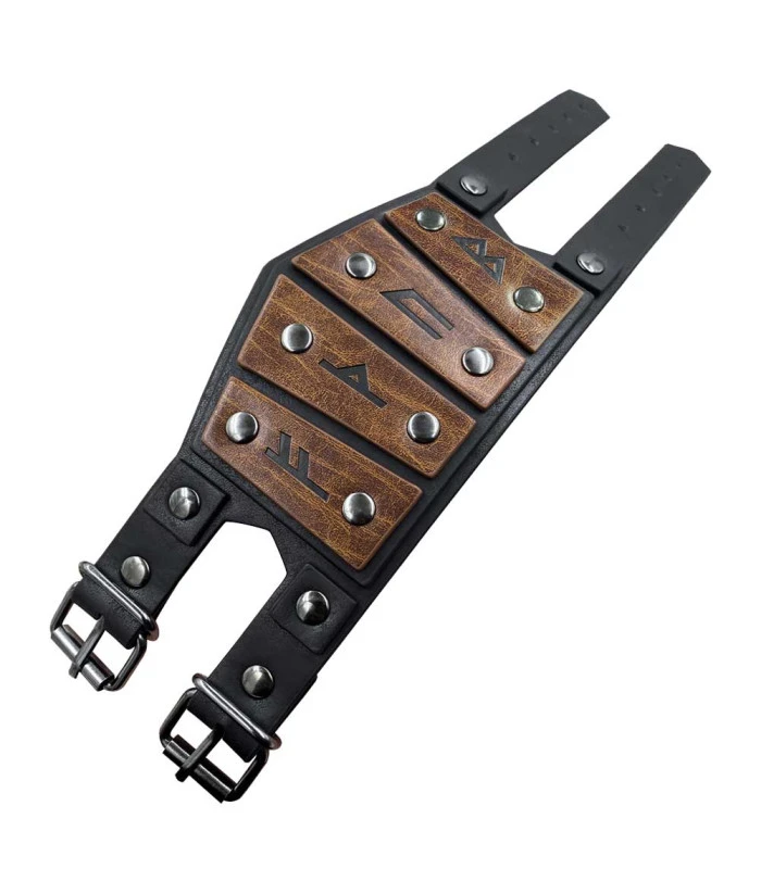 Viking Style Rune Leather Bracelet Halloween Costume Accessories 5 Viking Style Rune Leather Bracelet Halloween Costume Accessories - Image 3