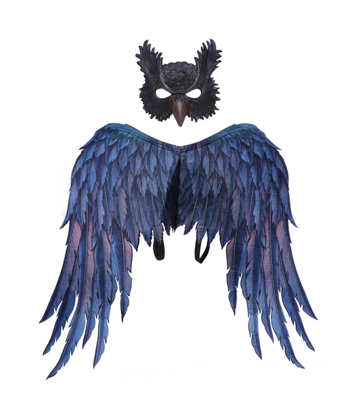 Adult Owl Mask Wing Set Masquerade Halloween Costume Accessories 7 Adult Owl Mask Wing Set Masquerade Halloween Costume Accessories - Image 5
