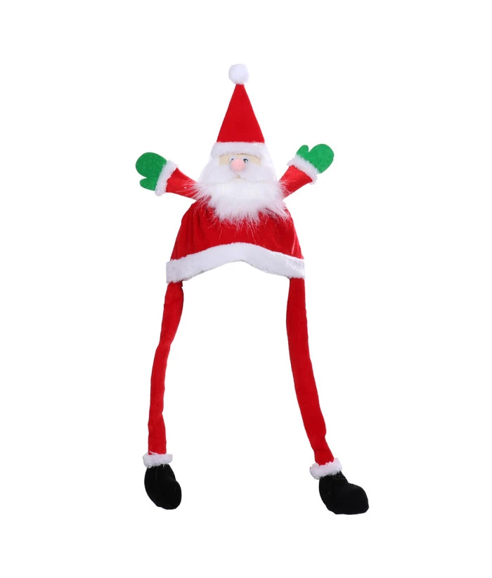 Adult Red Movale Funny Hat Santa Claus Halloween Christmas Costume Accessories 4 Adult Red Movale Funny Hat Santa Claus Halloween Christmas Costume Accessories - Image 2