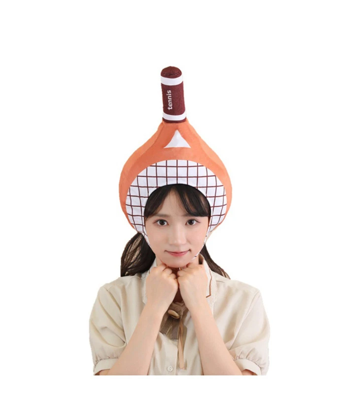 Adult Tennis Racket Headband Funny Hat Halloween Costume 3 Adult Tennis Racket Headband Funny Hat Halloween Costume
