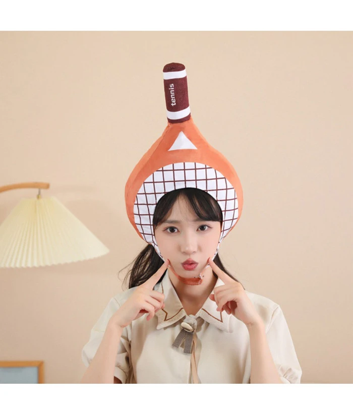 Adult Tennis Racket Headband Funny Hat Halloween Costume 5 Adult Tennis Racket Headband Funny Hat Halloween Costume - Image 3