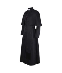 Priest Robe Halloween Costume 11 Priest Robe Halloween Costume -Accessories Shop Adult20White20Black20Priest20Robe20Halloween20Costume2 700x823 1