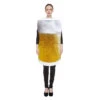 Adult Yellow Beer Mug Sponge Oktoberfest Halloween Party Costume