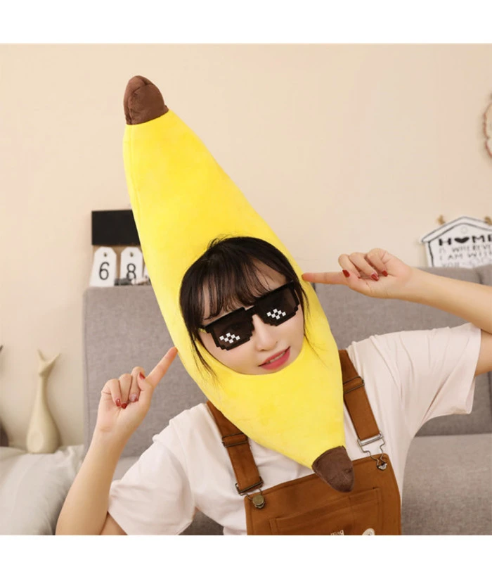 Adult Yellow Headband Banana Hat Funny Halloween Costume Accessories 5 Adult Yellow Headband Banana Hat Funny Halloween Costume Accessories - Image 3