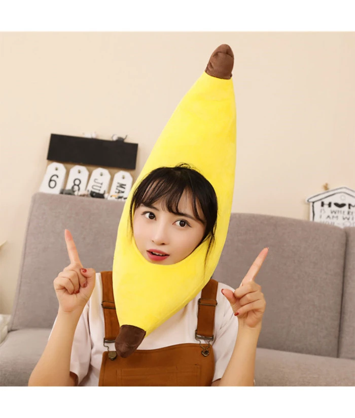 Adult Yellow Headband Banana Hat Funny Halloween Costume Accessories 6 Adult Yellow Headband Banana Hat Funny Halloween Costume Accessories - Image 4