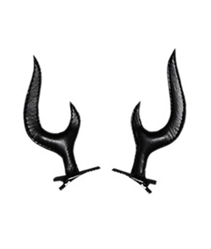Deer Devil Horns Clips Halloween Headband Accessories 3 Deer Devil Horns Clips Halloween Headband Accessories
