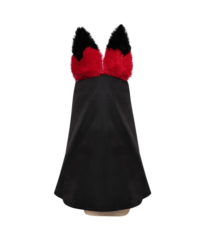 Nun Headscarf With Red Fur Ears Halloween Costume Accessories 6 Nun Headscarf With Red Fur Ears Halloween Costume Accessories - Image 4