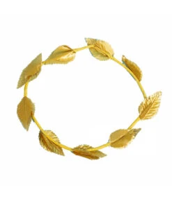 Ancient Roman Greek Golden Leaf Headbands Halloween Performance Stage Cosplay Costume Accessories