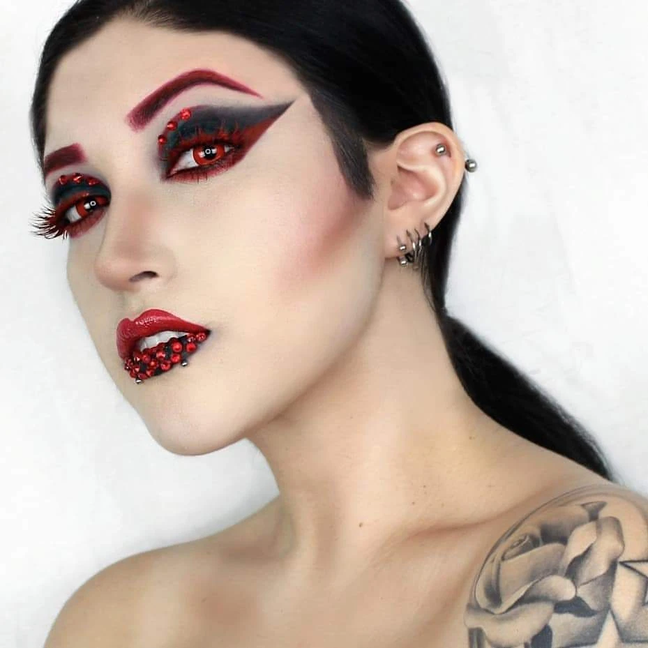 Bloody Red Contact Lenses(Bloody Red) 6 Bloody Red Contact Lenses(Bloody Red) - Image 4